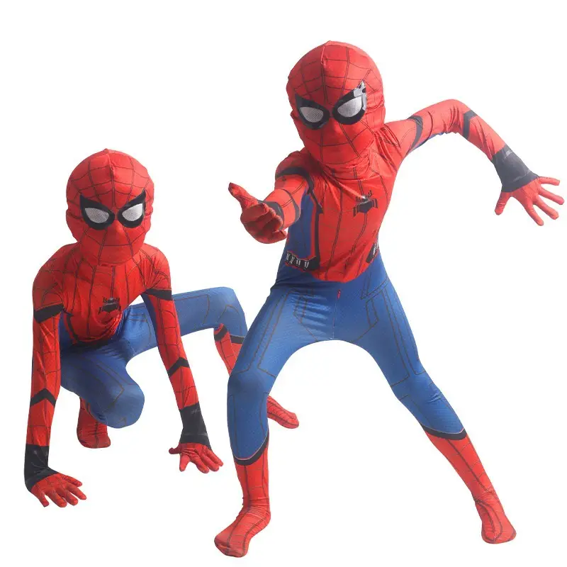 Spider-Man Tight Expedition Adult cosplay Anime Costume Halloween Kids Miles Body Clothes