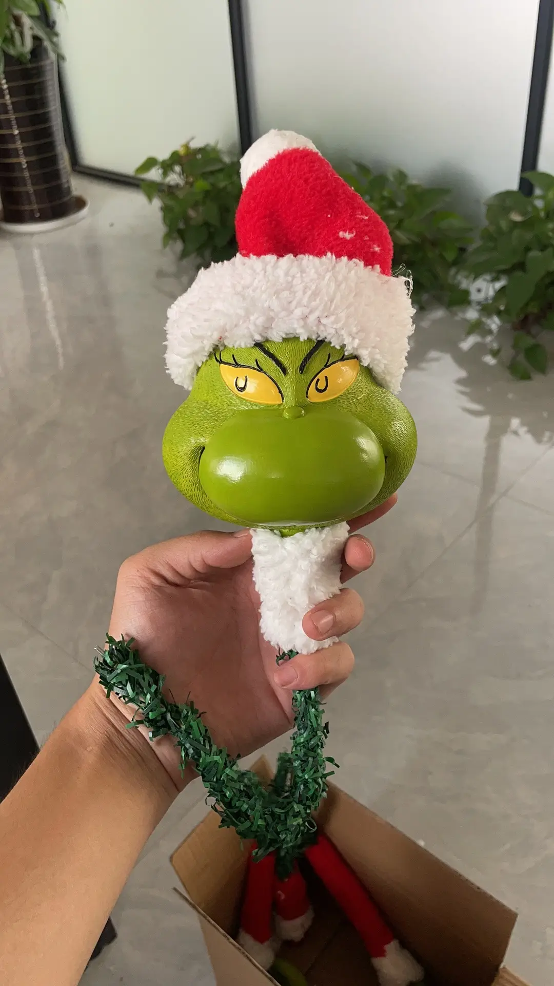 Grinch Ghost Halloween Wreath 2022 Cross-Border Hot Selling Decor — feature 4