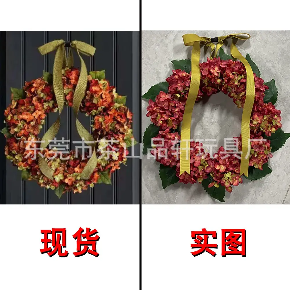 Grinch Ghost Halloween Wreath 2022 Cross-Border Hot Selling Decor