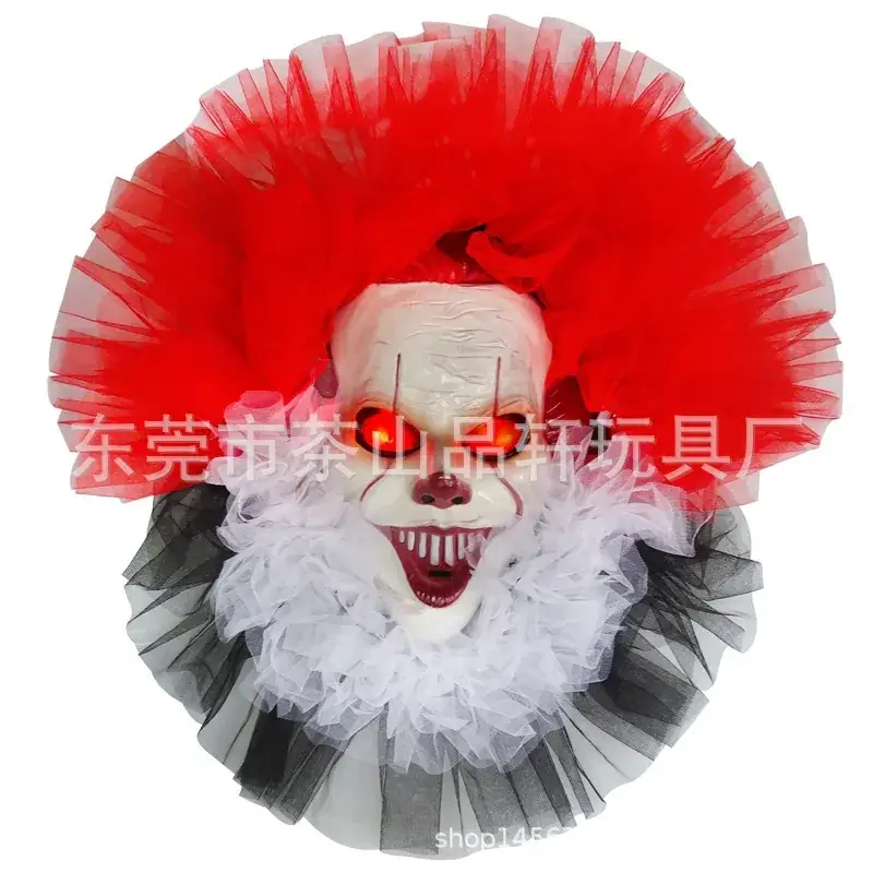 Grinch Ghost Halloween Wreath 2022 Cross-Border Hot Selling Decor