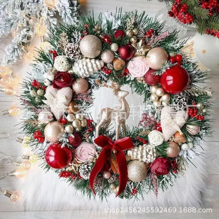 Grinch Ghost Halloween Wreath 2022 Cross-Border Hot Selling Decor