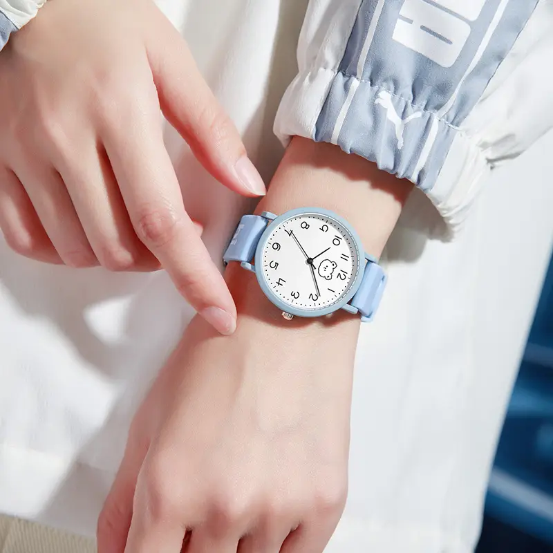 Cute Cartoon Watch for Girls Kids Silicone Band - Image 8