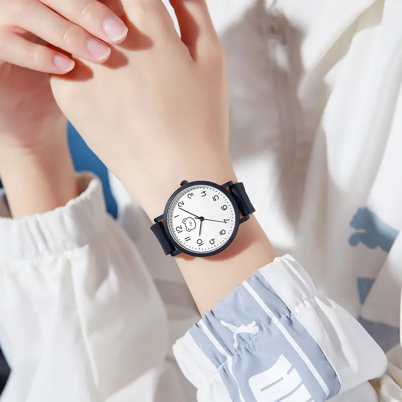 Cute Cartoon Watch for Girls Kids Silicone Band - Image 9