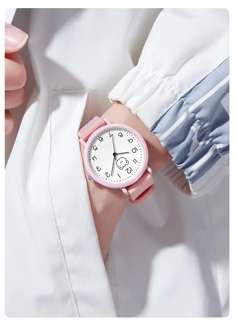 Cute Cartoon Watch for Girls Kids Silicone Band — feature 11