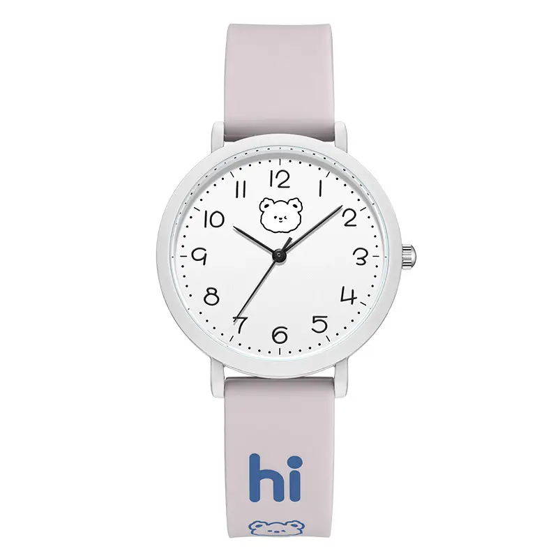 Cute Cartoon Watch for Girls Kids Silicone Band - Image 2