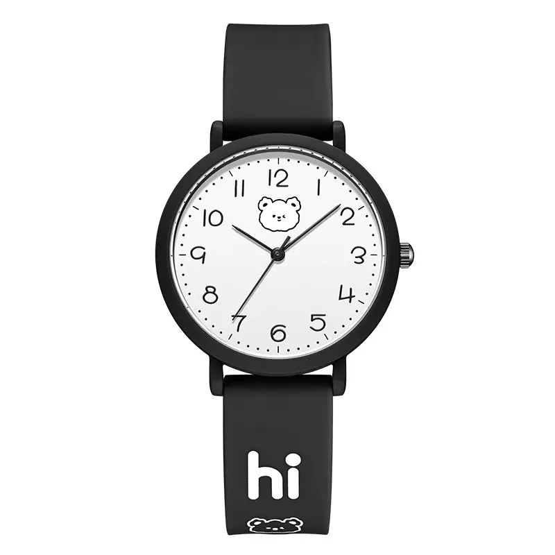 Cute Cartoon Watch for Girls Kids Silicone Band - Image 3
