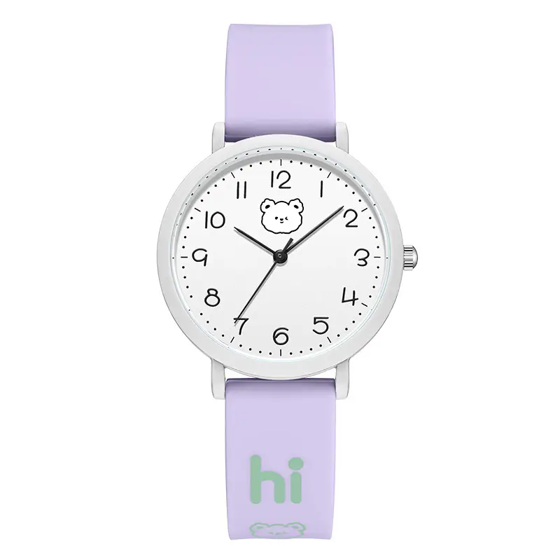 Cute Cartoon Watch for Girls Kids Silicone Band - Image 6