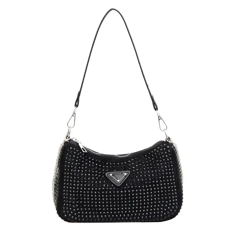 Women's Bright Diamond Chain Crossbody Bag Set - Image 8