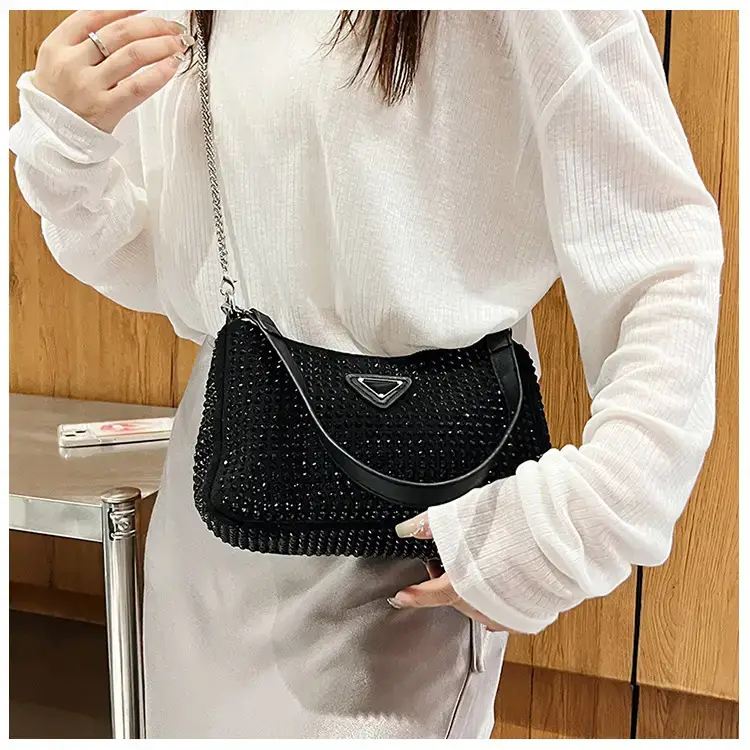 Women's Bright Diamond Chain Crossbody Bag Set — feature 16