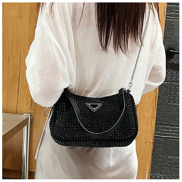 Women's Bright Diamond Chain Crossbody Bag Set — feature 18