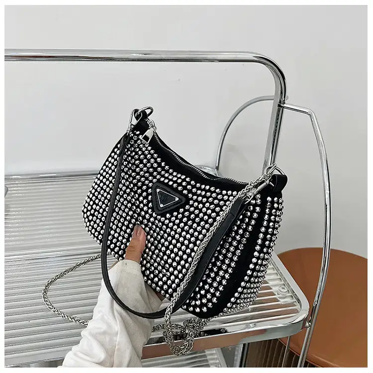 Women's Bright Diamond Chain Crossbody Bag Set — feature 20