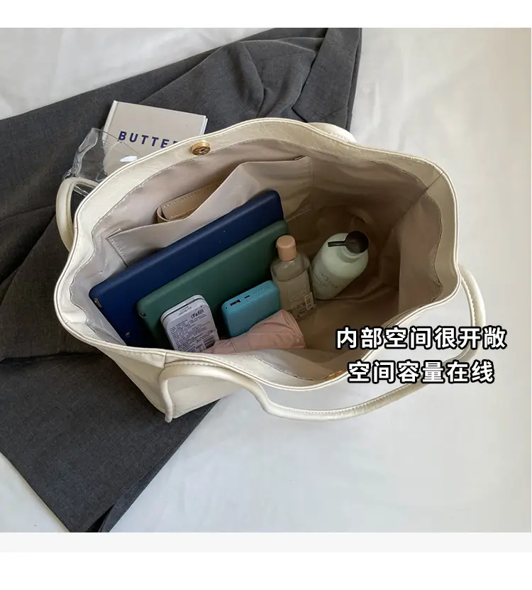 Silver Metallic Large Tote Bag Women 2024 — feature 6