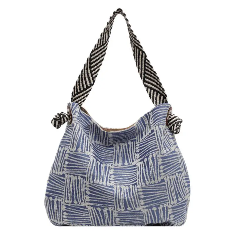 Women's Striped Zip Shoulder Crossbody Bag 2024 - Image 13