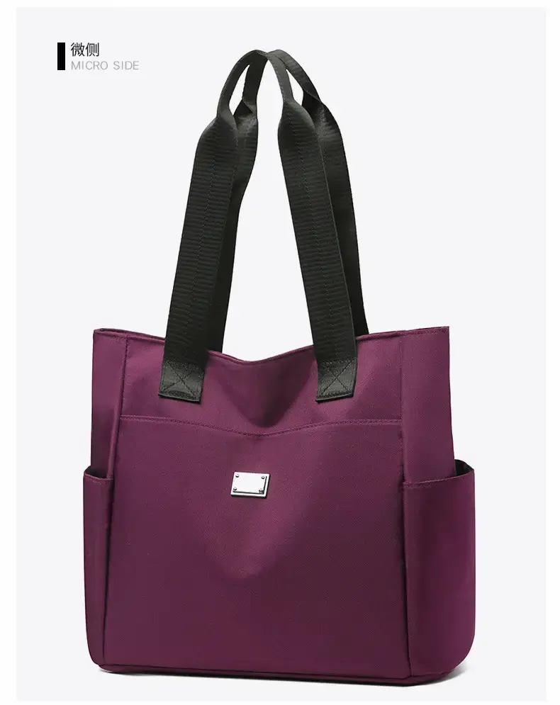 Women's Olive Green Oxford Tote Bag Large Capacity — feature 25