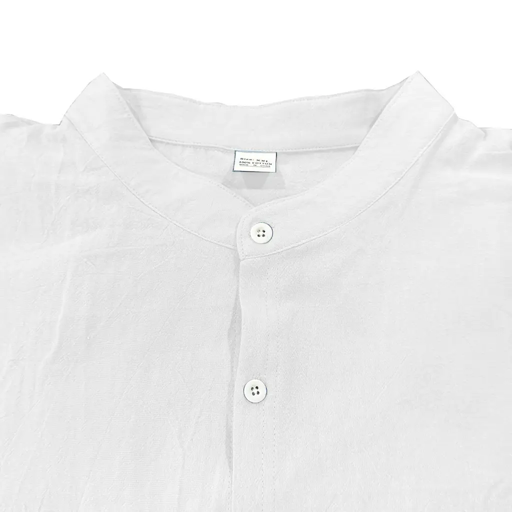 Men's Black Long Sleeve Button Down Shirt Large — feature 12
