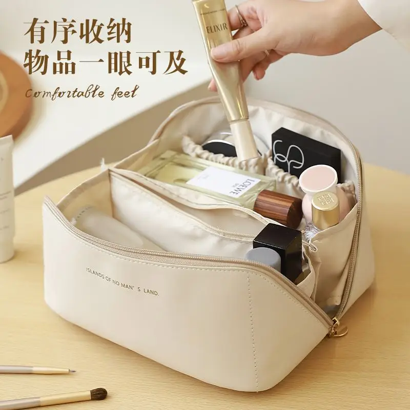 Large Capacity Makeup Bag for Women Travel Wash Cosmetic Storage - Image 4