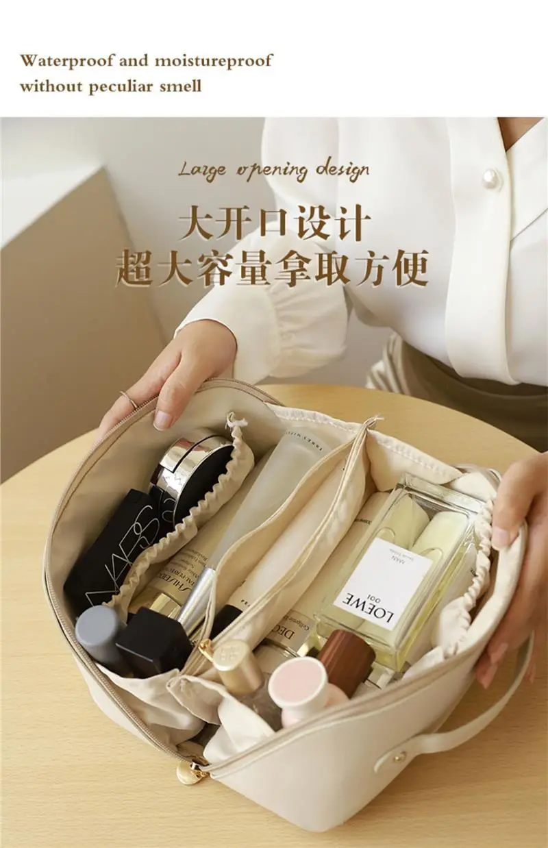 Large Capacity Makeup Bag for Women Travel Wash Cosmetic Storage β feature 2