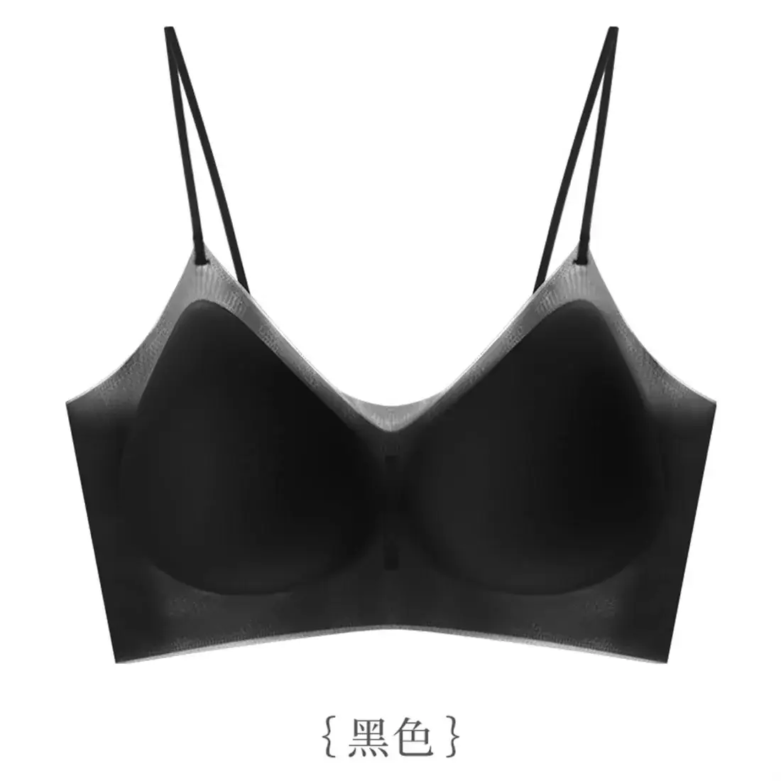 Women's Ice Silk Seamless Underwear Blue Large Chest - Image 4