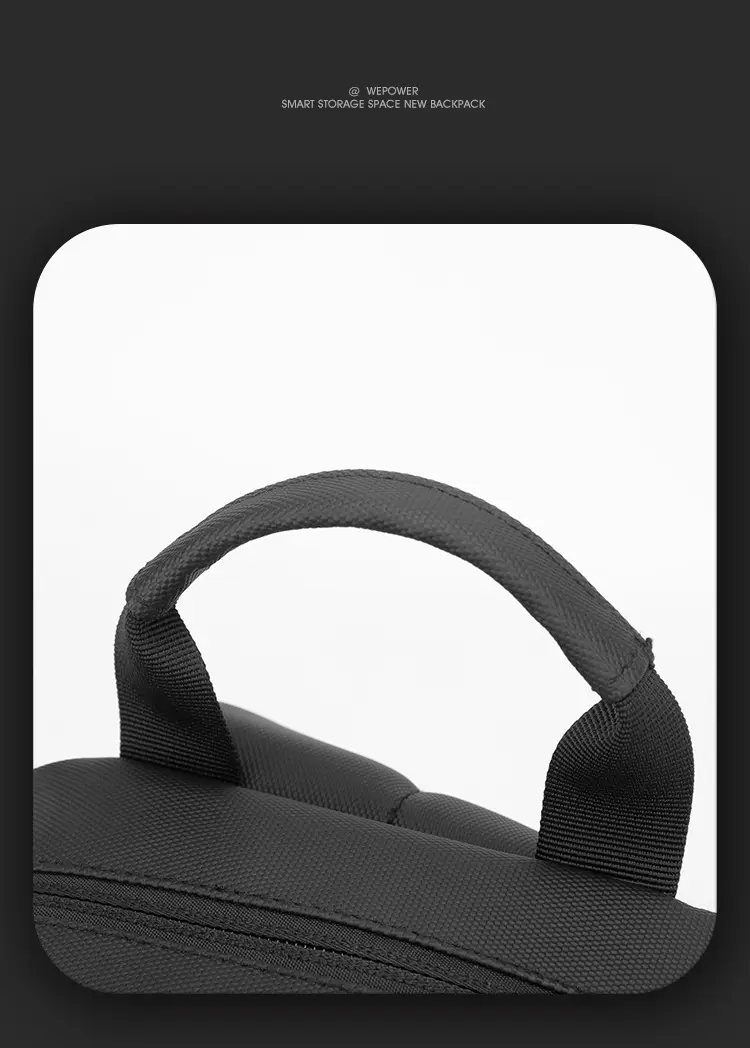 Men's Large Capacity Crossbody Bag Black Leather — feature 23