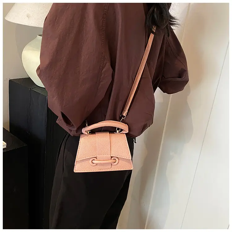 2024 Summer Crossbody Bag Women Beige Square Design — feature 11