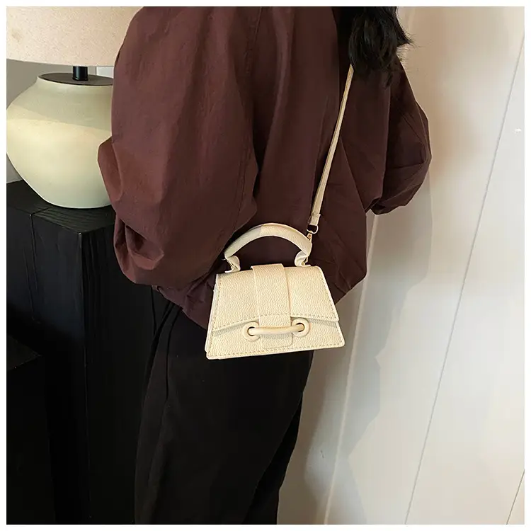 2024 Summer Crossbody Bag Women Beige Square Design — feature 14