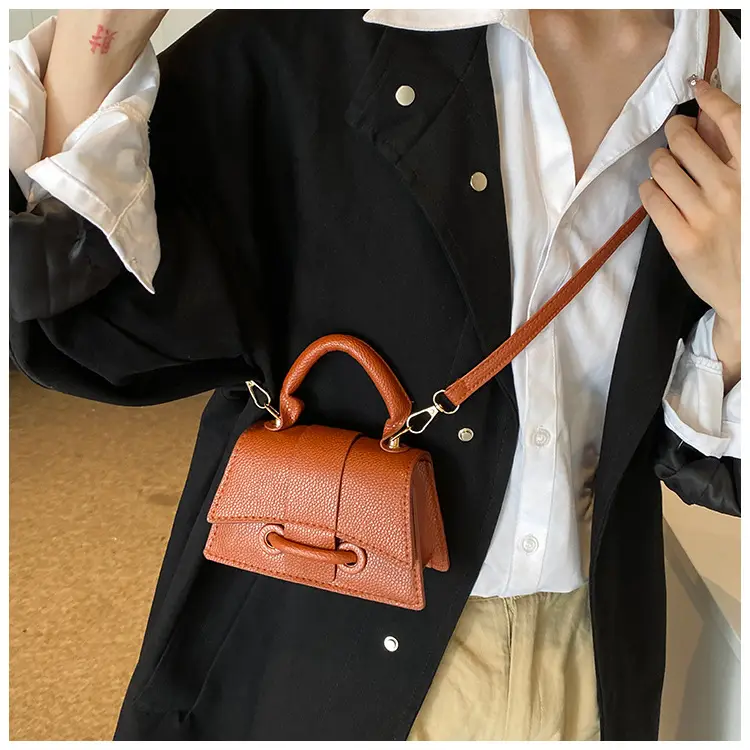 2024 Summer Crossbody Bag Women Beige Square Design — feature 19