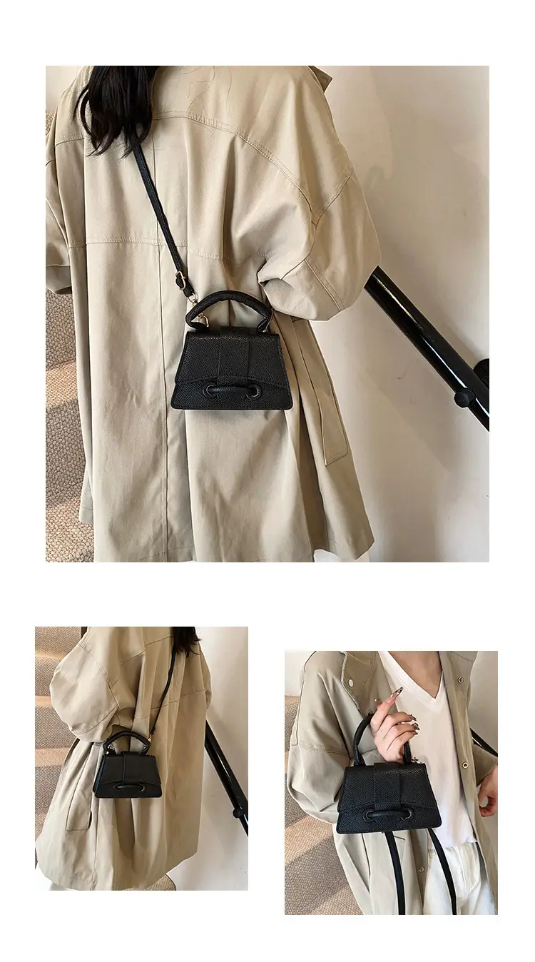 2024 Summer Crossbody Bag Women Beige Square Design — feature 24