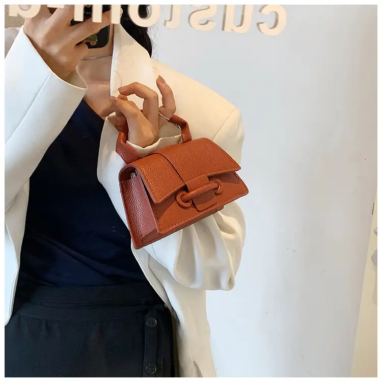 2024 Summer Crossbody Bag Women Beige Square Design — feature 8