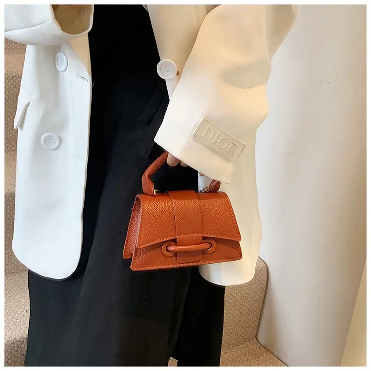 2024 Summer Crossbody Bag Women Beige Square Design — feature 9
