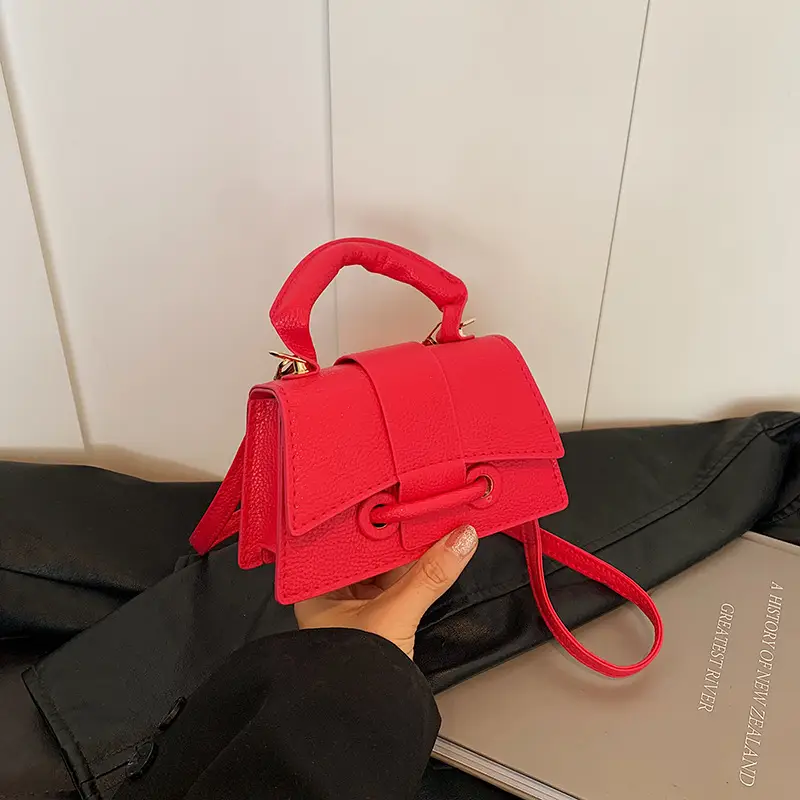 2024 Summer Crossbody Bag Women Beige Square Design - Image 5