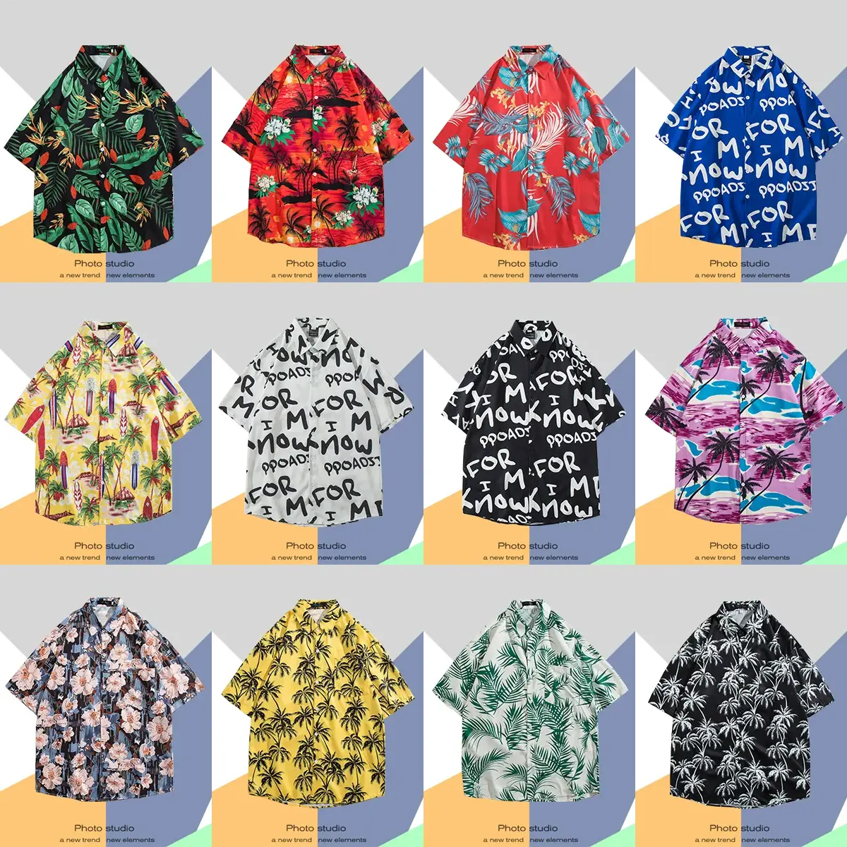Men's Thai Floral Short Sleeve Shirt Summer Wear — feature 4