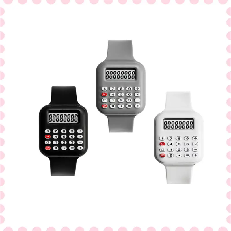 Pink Digital Arithmetic Watch for Kids - Image 7