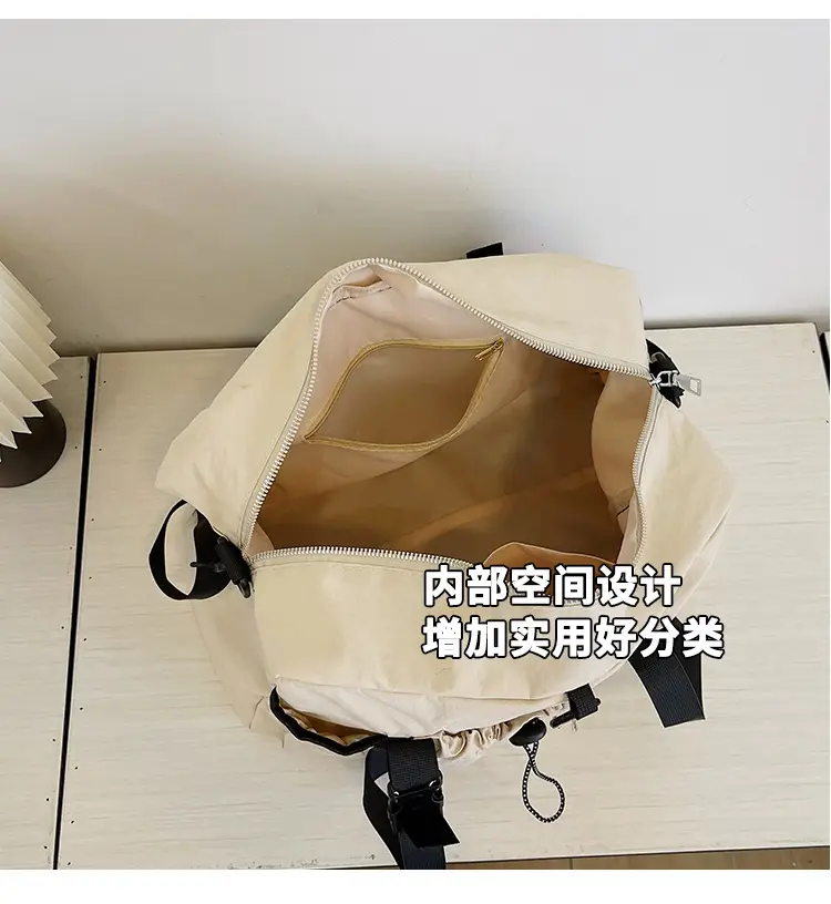 Japanese Style Large Capacity Black Shoulder Bag for Women — feature 11
