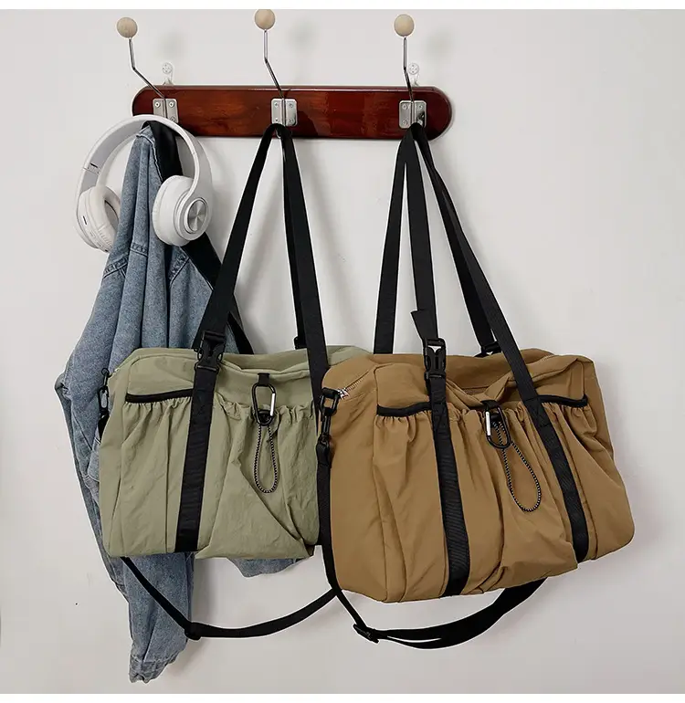 Japanese Style Large Capacity Black Shoulder Bag for Women — feature 19
