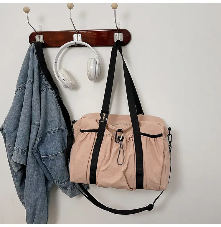 Japanese Style Large Capacity Black Shoulder Bag for Women — feature 23