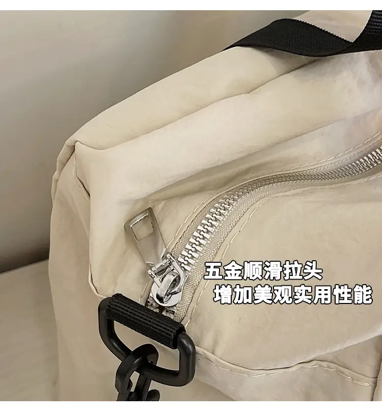 Japanese Style Large Capacity Black Shoulder Bag for Women — feature 9
