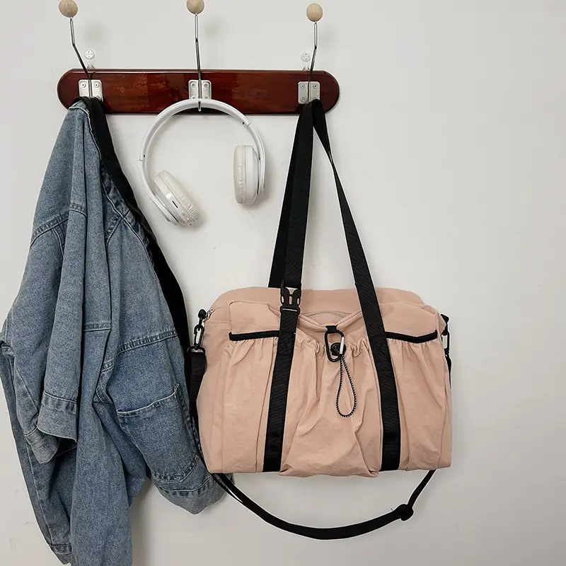 Japanese Style Large Capacity Black Shoulder Bag for Women - Image 2