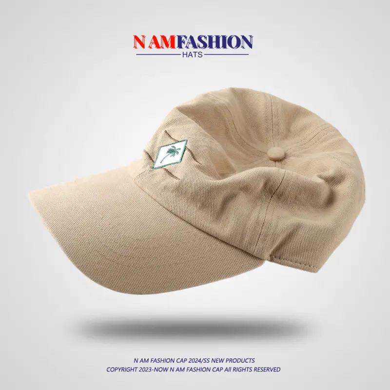 Unisex Coconut Tree Embroidered Cap Soft Cotton - Image 8