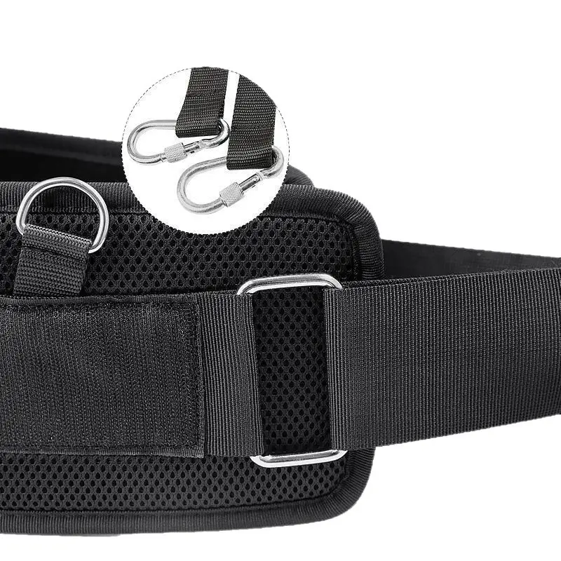 Black Pull-Up Belt for Waist Strength & Resistance Training - Image 6