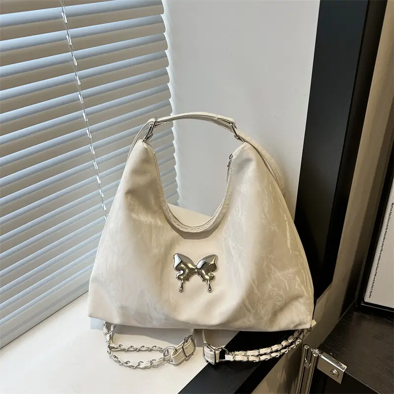 2024 Korean Style Shoulder Crossbody Bag White - Image 7