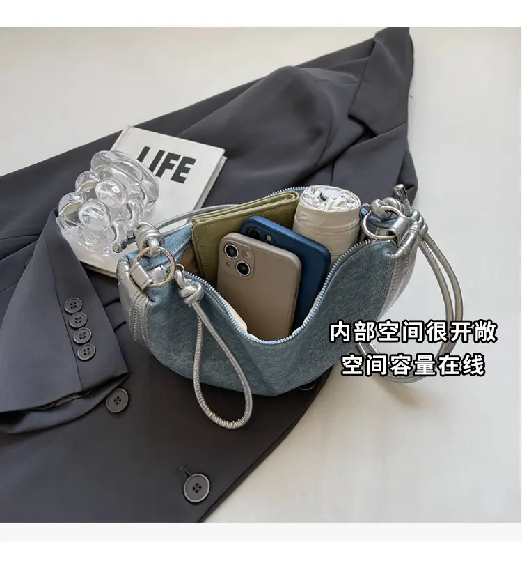 Women's Red Crossbody Bag with Adjustable Strap — feature 7