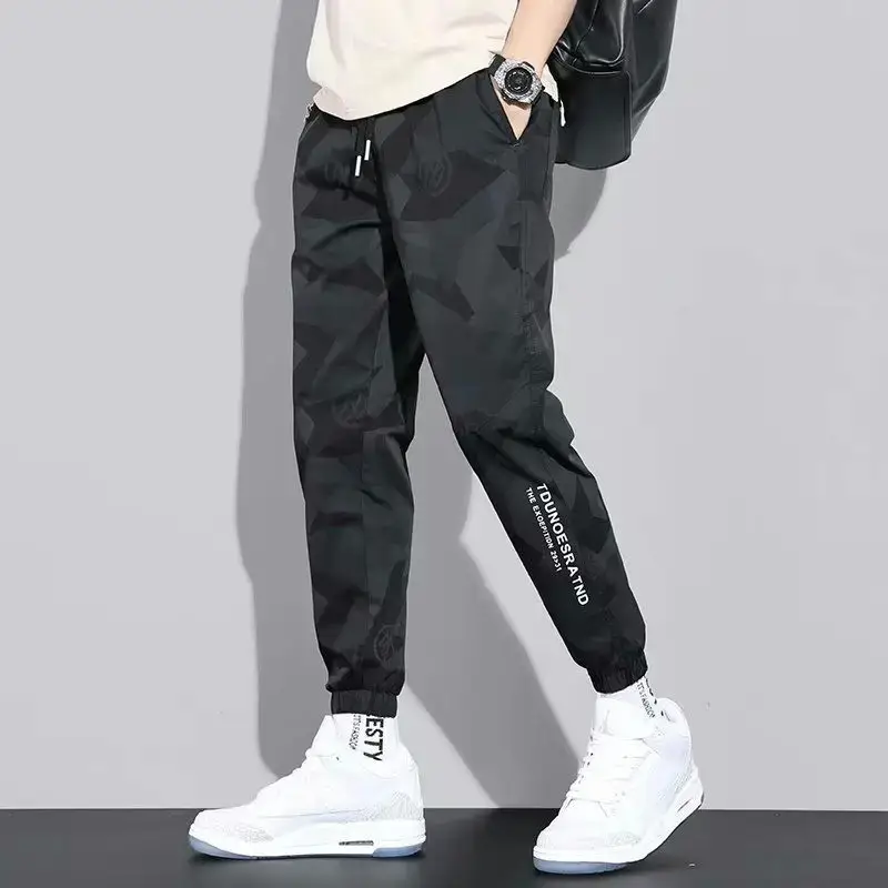 Men's Camouflage Ankle Pants Spring Summer Casual Loose Plus Size - Image 6