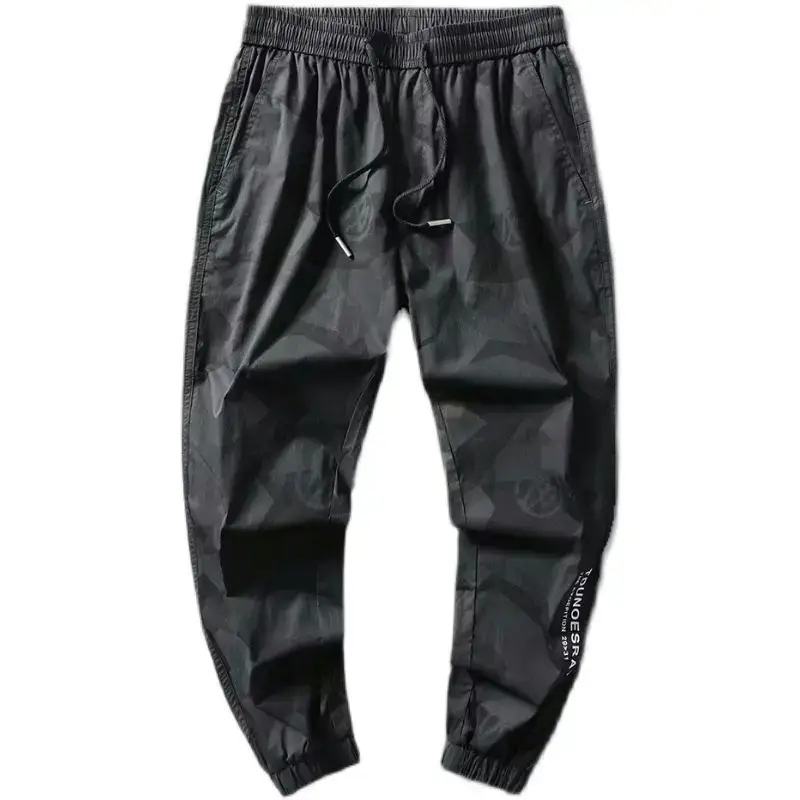 Men's Camouflage Ankle Pants Spring Summer Casual Loose Plus Size - Image 9