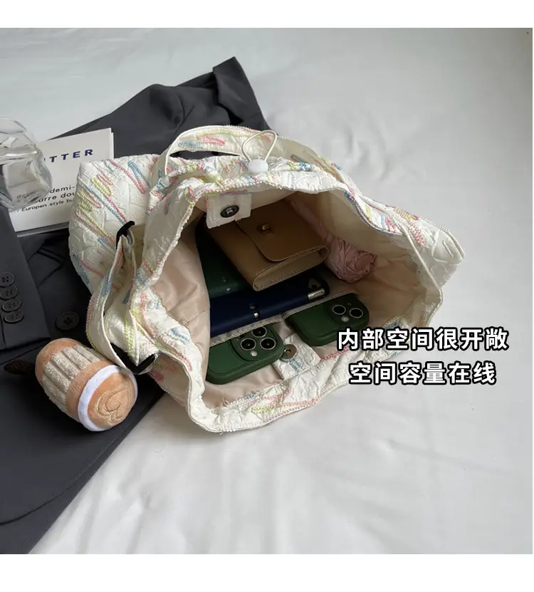 Casual Pink Embroidered Crossbody Bag for Women — feature 10