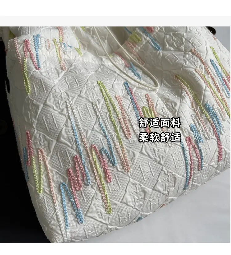 Casual Pink Embroidered Crossbody Bag for Women — feature 8