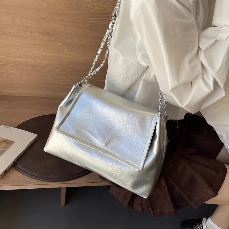 Silver High-End Crossbody Bag 2025 Women