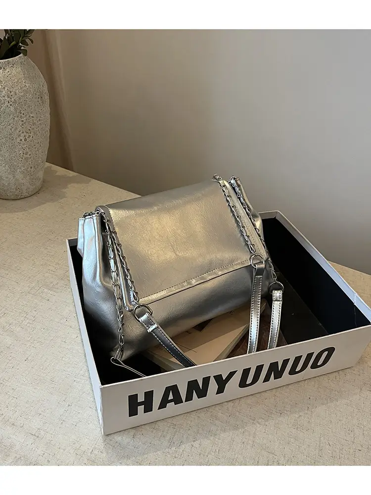 Silver High-End Crossbody Bag 2025 Women