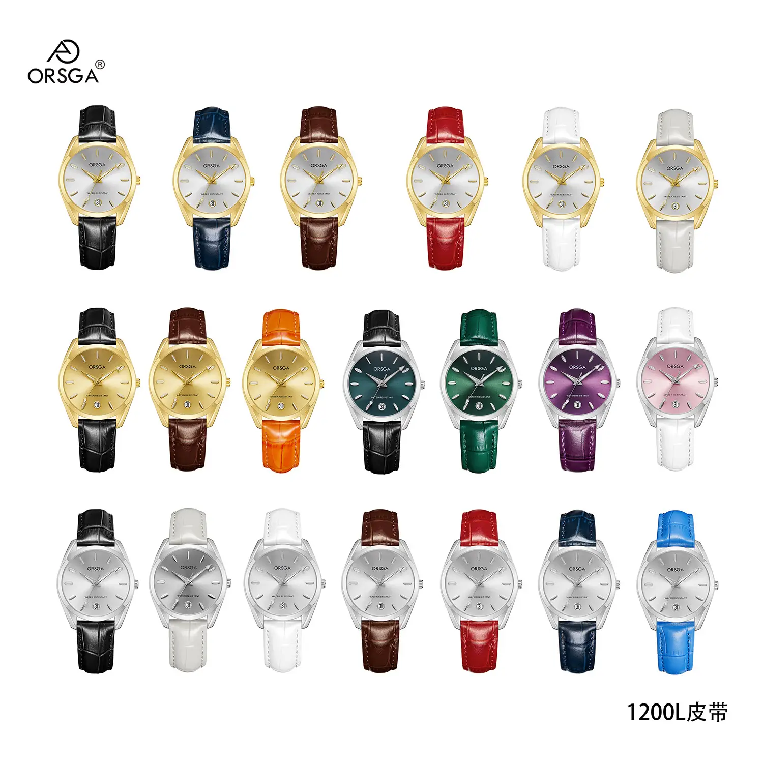 Orsga Silver Ladies Luxury Quartz Calendar Watch — feature 14