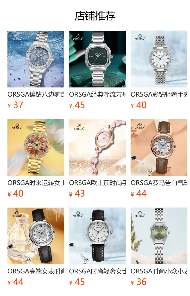 Orsga Silver Ladies Luxury Quartz Calendar Watch — feature 16