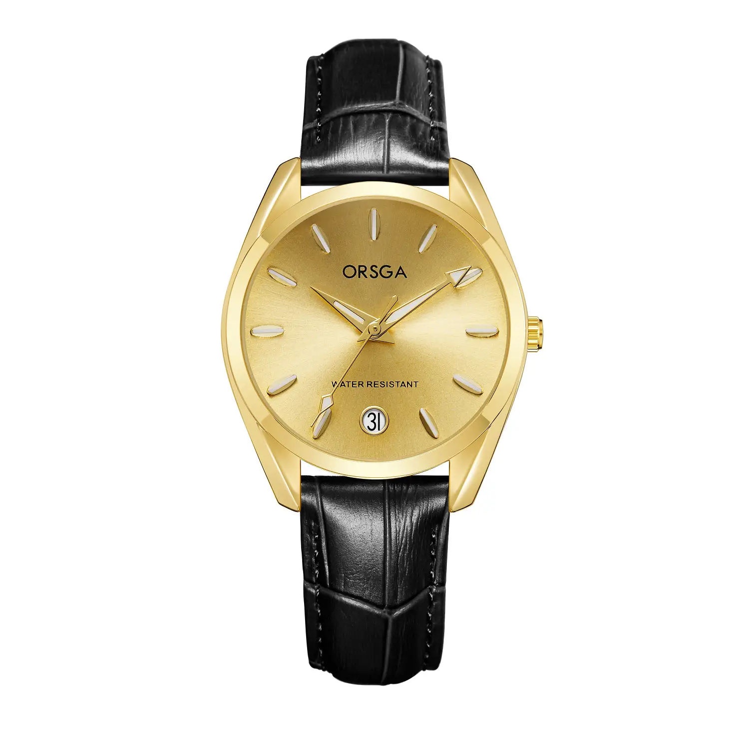 Orsga Silver Ladies Luxury Quartz Calendar Watch - Image 15